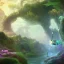 Placeholder: bioluminescent herbivore alien animals on a scifi landscape, bioluminsescent plants, bioluminescent flovers, 8k resolution, dynamic lighting, ultra hyperdetailed, waterfalls, ultra colourful, very small details, realistic.