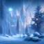 Placeholder: winter landscape, bells, ice, dreamy, science fiction