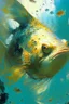 Placeholder: cartoon distorted fish lagging, digital art, beautiful, sharp focus, ultra detailed, astral, magic, surreal, by Andon Harav, Ivan Shishkin, John Berkey, masterpiece, award winning painting, renowned artists,