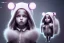 Placeholder: Little girl cutest AND softest creature in the world| large doll like eyes| supernatural and otherworldly| highly detailed vibrant fur| magical glowing trails| light dust| aesthetic| cinematic lighting| bokeh effect| mdjrny-v4 style