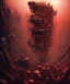 Placeholder: Camera., concept art, hyper detailed, beksinski, dan mumford, post-apocalyptic, oil on canvas