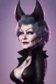 Placeholder: Mae West as evil queen in black leather, leather, busty, cleavage, angry, stern look. character design by cory loftis, fenghua zhong, ryohei hase, ismail inceoglu and ruan jia. unreal engine 5, artistic lighting, highly detailed, photorealistic, fantasy