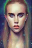 Placeholder: Danish singer MØ face , impressionism,