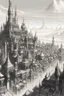 Placeholder: giant fantasy city drawing