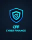Placeholder: Cyber Finance (CF) shield logo Simple, easy and beautiful logo