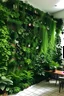 Placeholder: wall of living plants at home