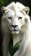 Placeholder: A white lion