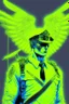 Placeholder: neon-yellow and white nephilim watcher super cop