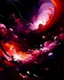 Placeholder: A dark magenta chaotic galaxy painted by John Singer Sargent