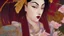 Placeholder: Japanese Geisha, illustration, digital art ,Vintage, Gothic, God Rays, vibrant colours, stylish ,Dark and Gorgeous art , GOD LIGHTING, Eiko Ishioka costume designer,, 32Κ, macro realistic,macro, sunbeams,beautiful, insanely detailed, cherryblossom zen garden, manga,anime,