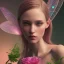 Placeholder: fairy, pink, green, beautiful, hyperrealism, masterpiece, expert, cinematic lighting, sharp focus, 8K, pastel, macro lens, woman, detailed, flower