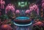 Placeholder: Expressively detailed and intricate 3d rendering of a hyperrealistic : neon jungle, souronded by flowers and plants, front view, symetric, artstation: award-winning: professional portrait: fantastical: clarity: 16k: ultra quality: striking: brilliance: amazing depth: masterfully crafted.
