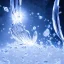 Placeholder: celestial, reflection, ice crystals, snow, icicles