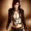 Placeholder: Kristen Stewart steampunk character very detailed cinematic unreal engine photo realistic, dramatic lighting