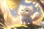 Placeholder: cute anime chibi cat in magnolia forest in sunshine Weight:1 heavenly sunshine beams divine bright soft focus holy in the clouds Weight:0.9