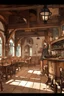 Placeholder: People in a medieval tavern