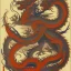 Placeholder: Ukiyo-e style art, dragon,