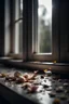 Placeholder: Wilted petals falling from windowsill, hd, realism, hdr, 4k, leica, fujifilm, dslr, cinematic