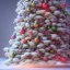 Placeholder: christmas tree made out of frosting, 4k, 8k, highly detailed, cinematic, ultra photorealistic, ultra realistic, volumetric lighting