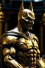 Placeholder: golden statue of batman