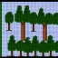 Placeholder: escena con seis arboles en pixel art