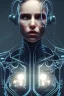 Placeholder: cyberpunk, glass body, women, portrai, open mouth, perfect skin, tron, cyborg , perfekt, real, dream, hr giger