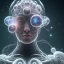 Placeholder: portrait full human body, meditation, universe, fourth dimension, fractal, realistic, 8k, high quality, extreme detail, symmetrical,