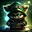 Placeholder: Teemo from League of Legends, as a hacker with tilt effect over the image