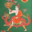 Placeholder: buddhist god of flowers and fruits riding on a dragon