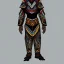 Placeholder: clothe tribal alien armor concept art videogame