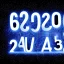 Placeholder: Random words letters, numbers and equations floating in the air at random rotations, location and sizes of arial font, white glow on a dark sky in a 3d environment