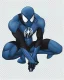 Placeholder: spider-man as DC blue lantern