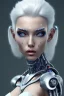 Placeholder: cyborg, white hair, sexy, perfekt, real, dream