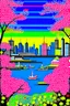 Placeholder: tokyo in spring in the style of Hiroshi Nagai