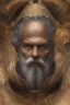 Placeholder: Fire theme art, Portrait of a viking by Michelangelo, 8K, close-up face