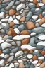 Placeholder: Drawn rocks on a snowy landscape