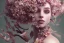 Placeholder: femme libre portrait, 8k resolution, flower head and body, beautiful