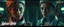 Placeholder: cyberpunk fallout 4, high-end advertisement image for a fictional service called “Splice Girls Nurses, Rebuilding Bone Structure on Transparent People™”. Split-screen composition with two contrasting emotional states.
