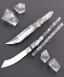 Placeholder: healing quartz crystal shaped as dagger