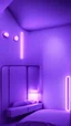 Placeholder: neon purple room