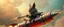 Placeholder: hairy macho gremlin viking squirrel living in a hi tech marvellous hot dog art graphics and gems on rocket with a mounted sling shot mega harpoon, heading for venus , background motion blur and smoke swirls