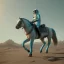 Placeholder: Riding horse astronaut Jupiter, Wes Anderson Lut, unreal engine 5, octan render