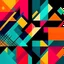 Placeholder: Colorful geometric background. Minimal cover template design for web. Modern abstract background with geometric shapes and lines. Eps10 Vector