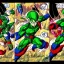 Placeholder: Martian man hunter in dragon ball z style