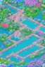 Placeholder: castle, fantasy land, unicorn, Beautiful , deesse, flower border, flowers, happy cosmic, bright colors,, very blue, pink, gold, jewels, realistic, photo real, clear smiling background, beautiful highly detailed, high contrast, high definition, unreal engine 5, extremely sharp detail, light effect, sunny light background