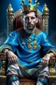 Placeholder: Messi siendo rey de argentina, realista