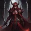 Placeholder: Deep within the forsaken crypts, The Demon’s Warden stands as the final barrier between darkness and ruin. Clad in unholy armor, her crimson cloak billows through the dank corridors, her twin blades gleaming with the light of long-forgotten power. Before her, a swarm of feral demons snarls and claws, but they dare not advance. Her helm, adorned with the curved horns of a conquered beast, hides the scars of a thousand battles. She is the keeper of this ancient prison, cursed to guard its depths f