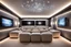 Placeholder: home cinema room with LED lighting in the walls make sure the room is completely symmetrical