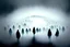 Placeholder: Fog in the shape of a person is gathering in the center