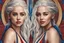 Placeholder: Emilia Clarke skitch Oil red and blue artstyle , mother of dragon them, intricate details, highly detailed, high details, detailed portrait, masterpiece,ultra detailed, ultra quality